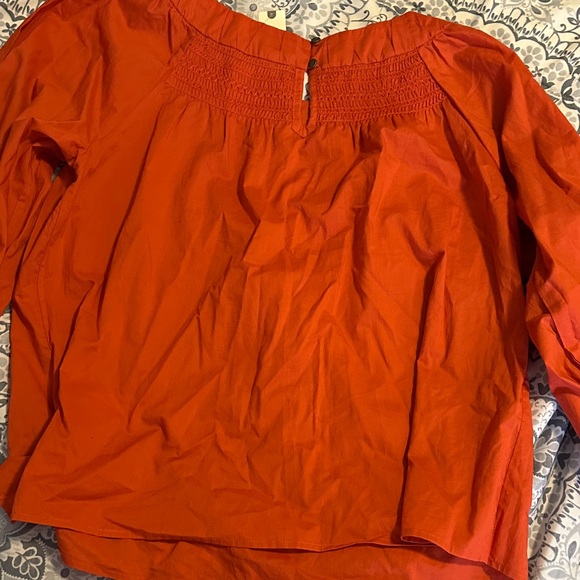 Maeve Women's Blouse in Vibrant Red - Picture 8 of 10